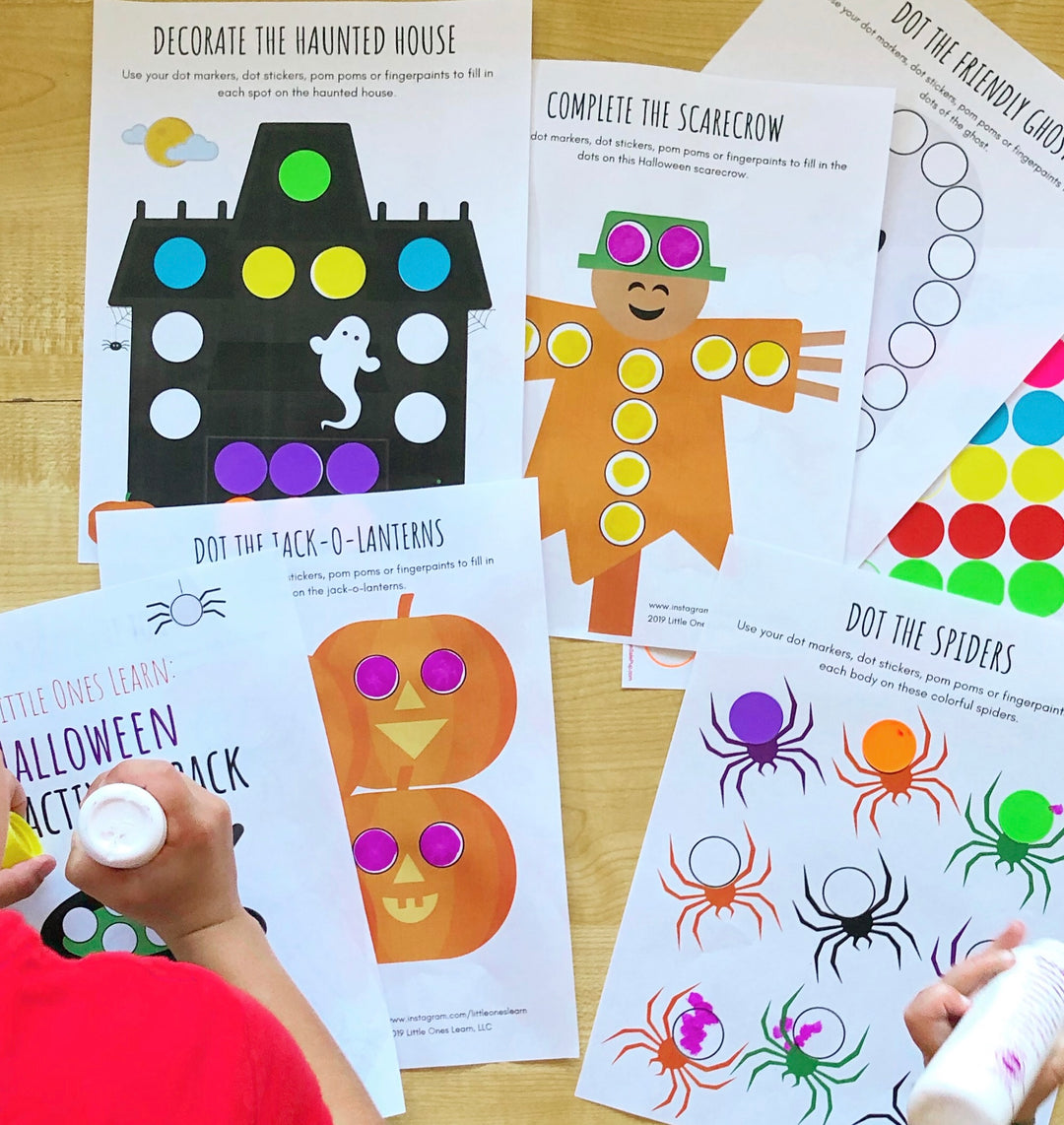 LOL Halloween Dot Activity Pack