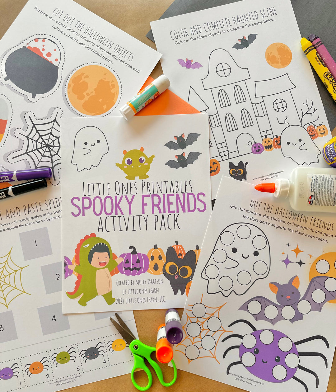 LOL Spooky Friends Activity Pack