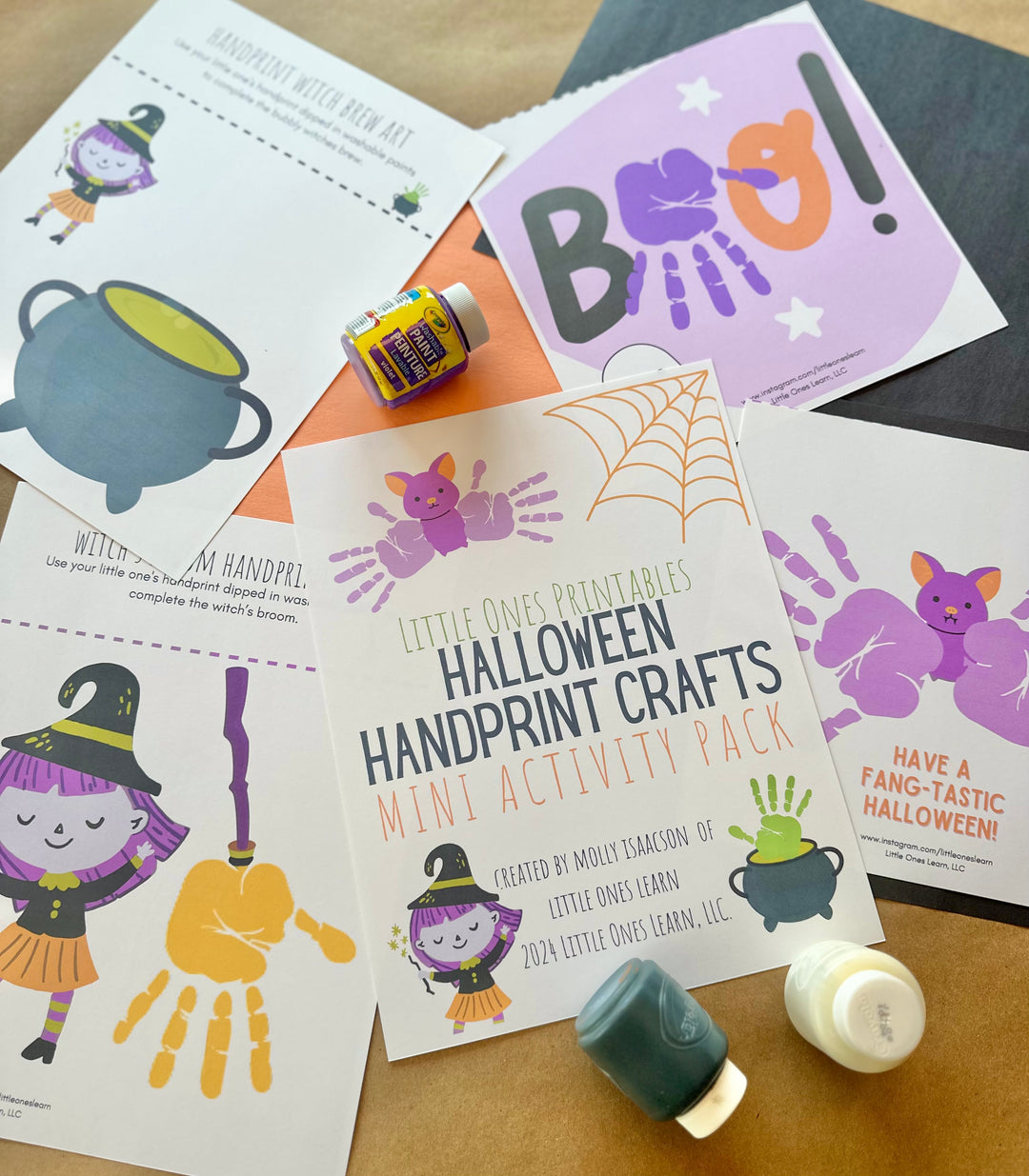 LOL Halloween Handprint Crafts Mini Pack