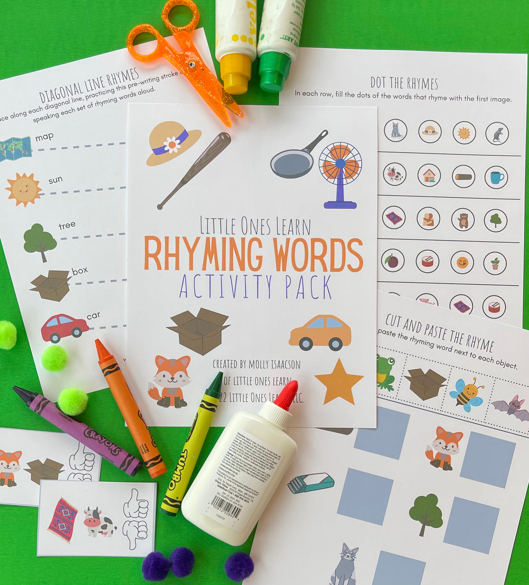 LOL Rhyming Words Mini Activity Pack