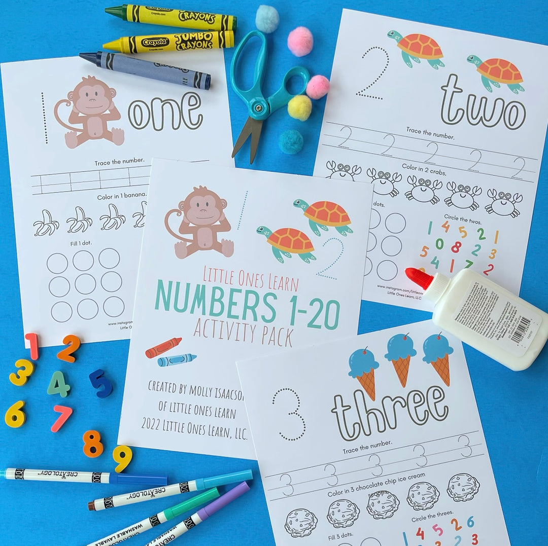 LOL Numbers 1-20 Activity Pack