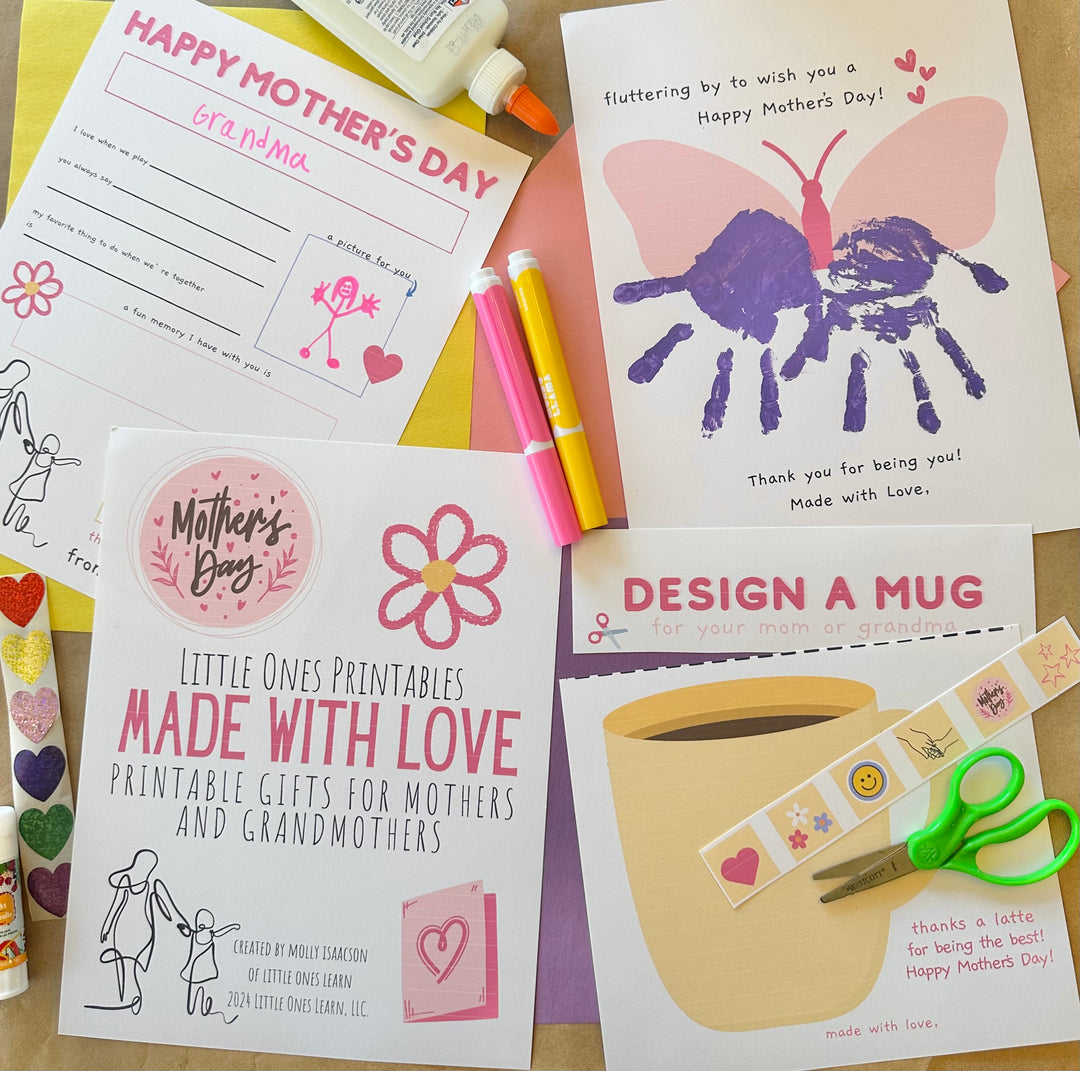 LOL Made with Love Printable Gifts for Mothers and Grandmothers