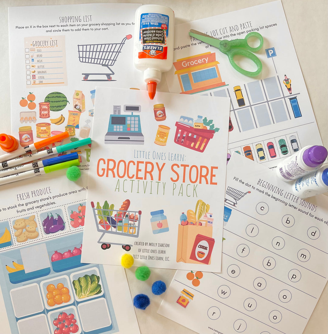 LOL Grocery Store Activity Pack