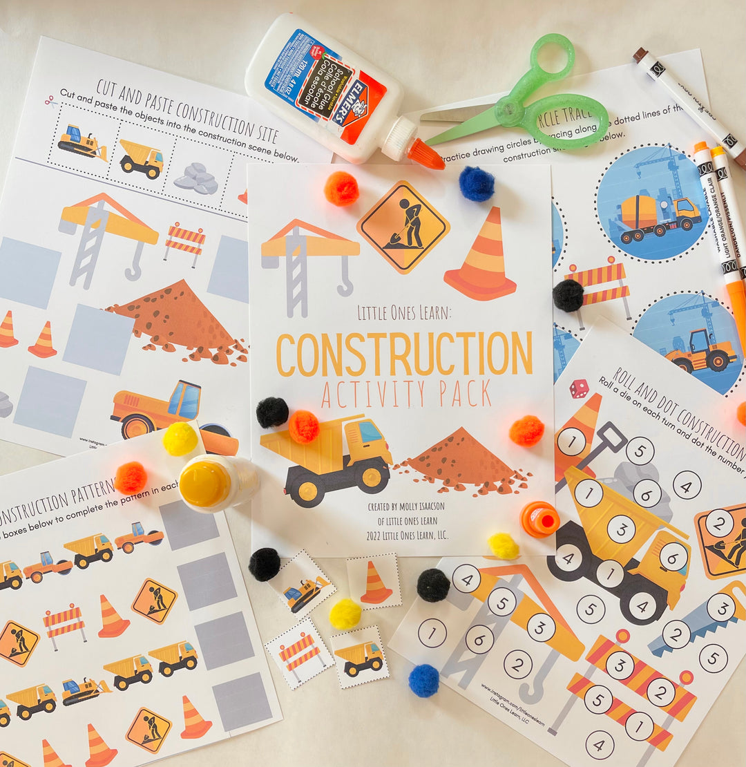 LOL Construction Activity Pack