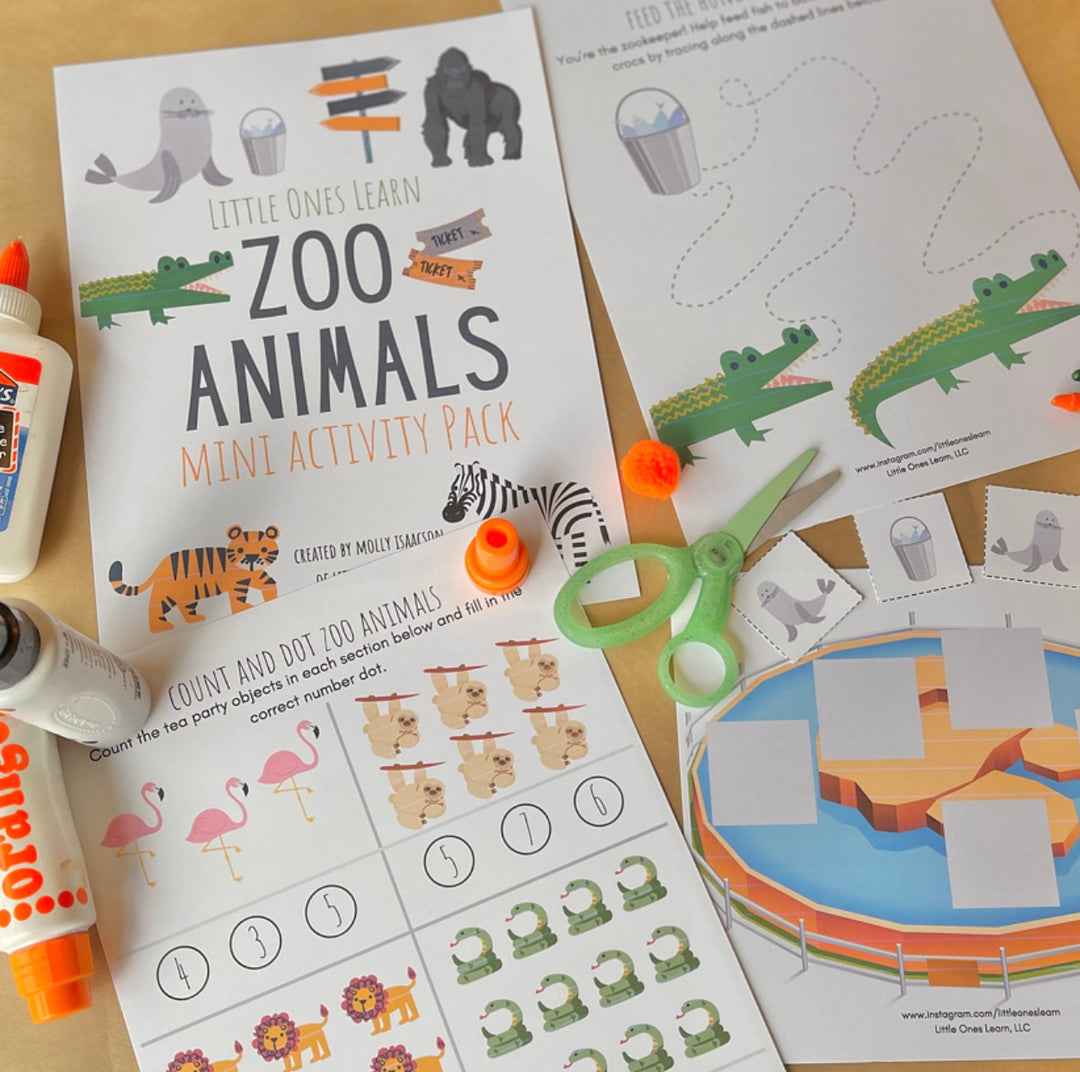 LOL Zoo Animals Mini Activity Pack