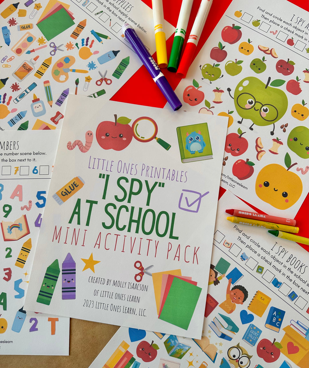 LOL I Spy At School Mini Activity Pack