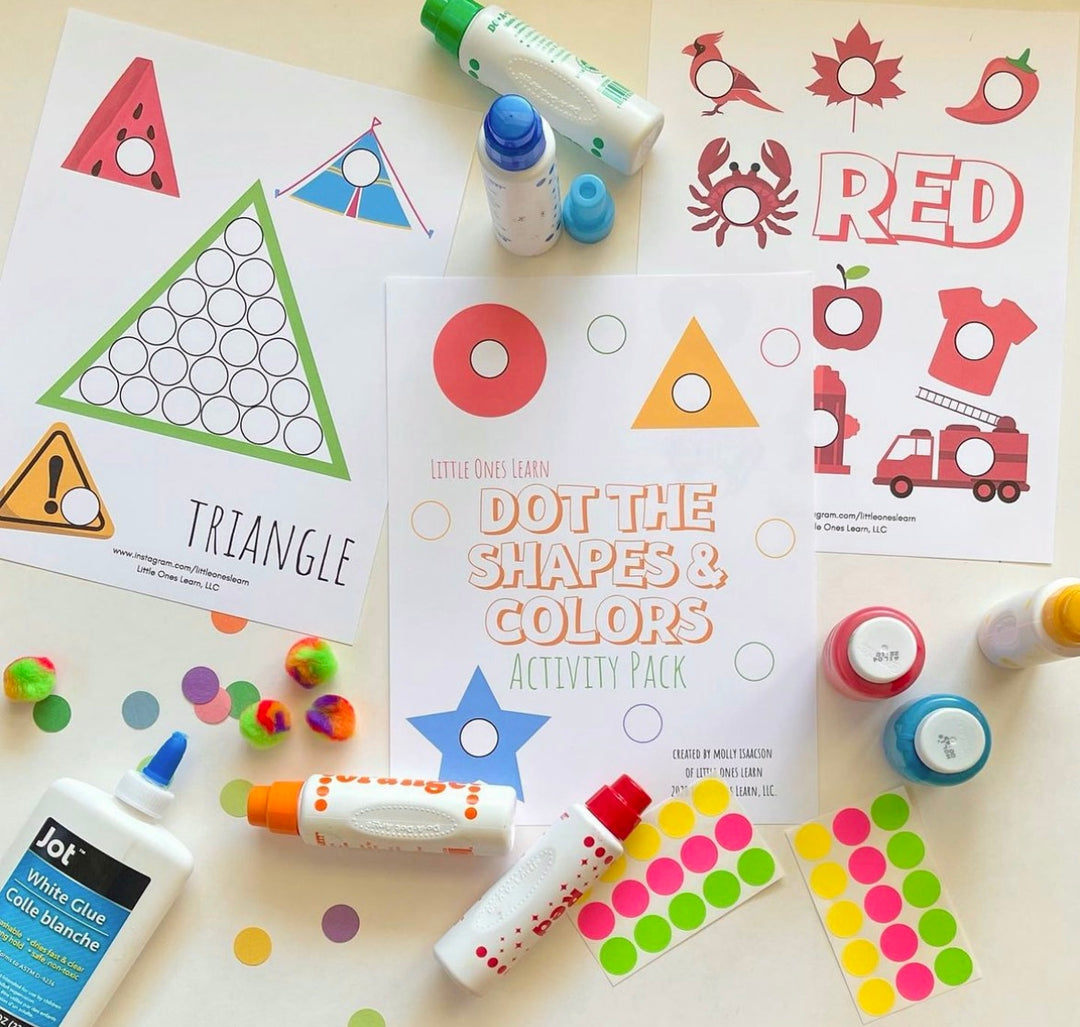 LOL Dot the Shapes & Colors Activity Pack