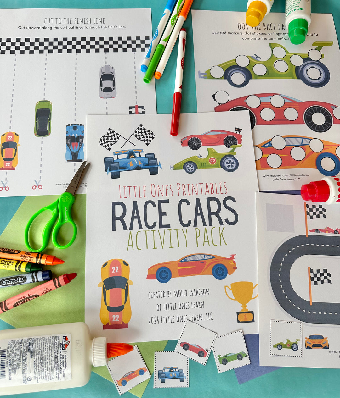 LOL Race Cars Activity Pack