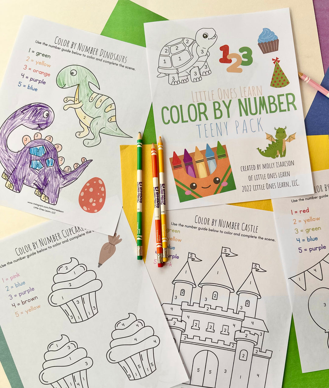 LOL Color by Number Teeny Pack