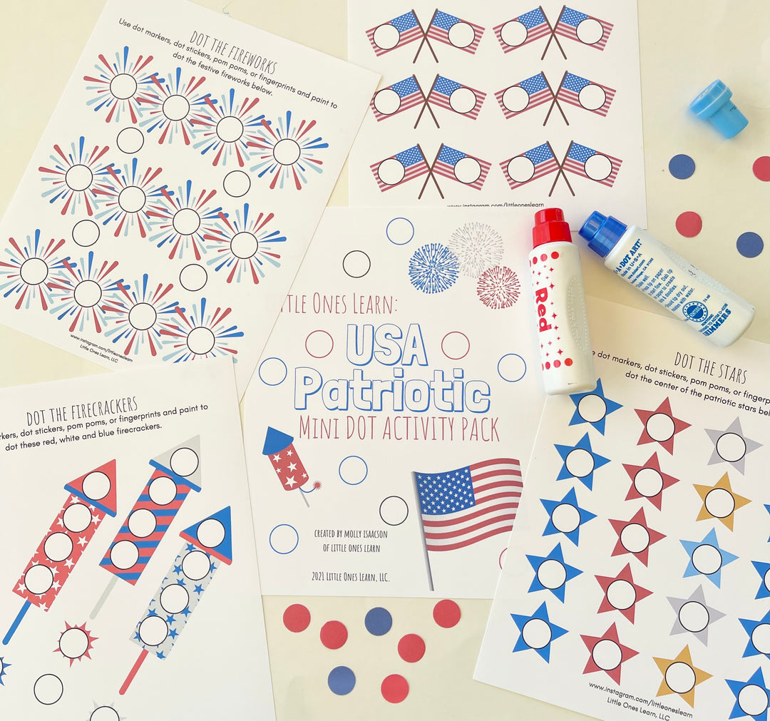LOL USA Patriotic Dot Activity Pack
