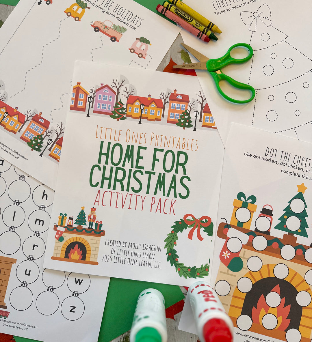 LOL Home for Christmas Activity Pack