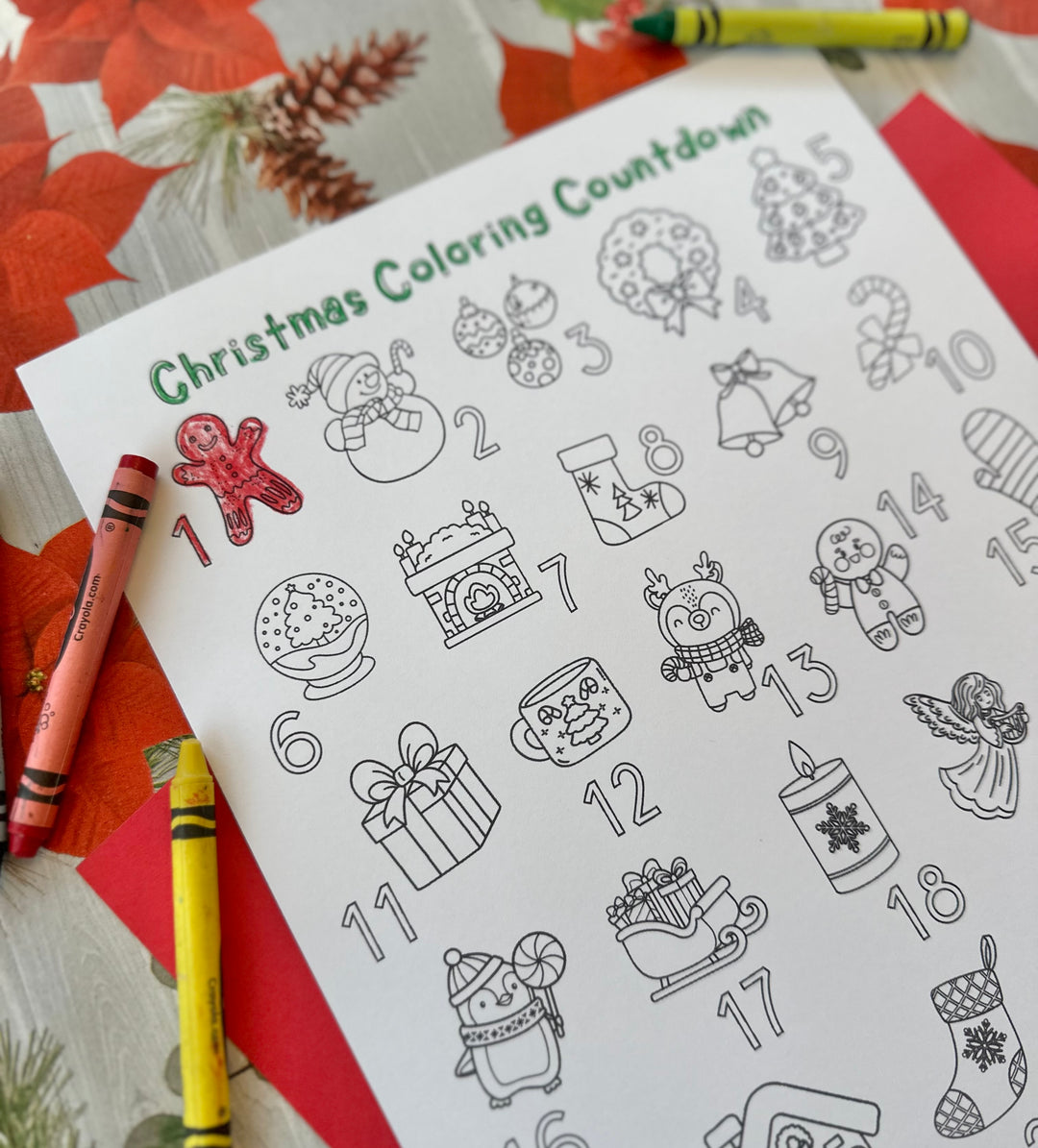 LOL Christmas Coloring Countdown